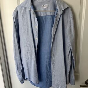 Zara Light Blue Button-Up
